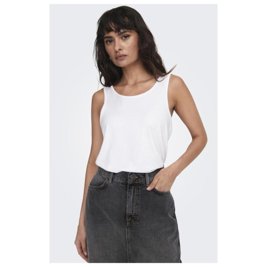 Only Γυναικεία αμάνικη μπλούζα Regular Fit Round Neck Tank Top